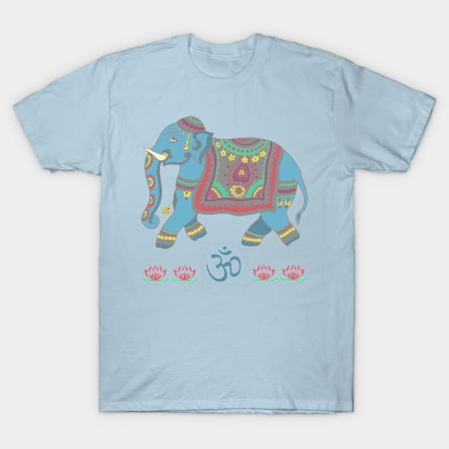 Painted Elephant T-Shirt by Izmet